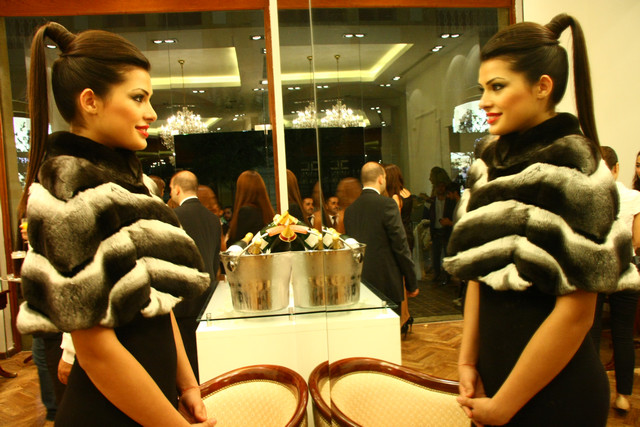 G Nasrallah Fourrures Boutique Opening